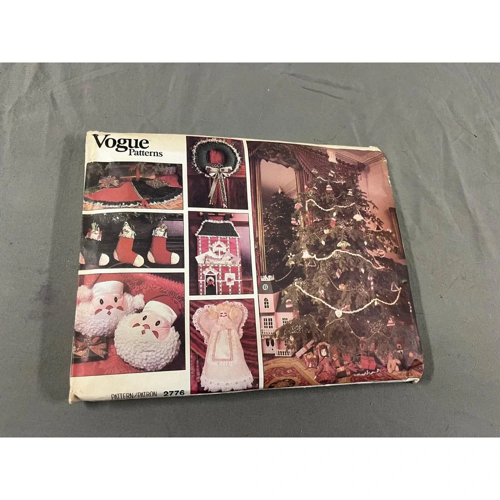 Vogue Patterns 2776 Seasonal Item‎ Sewing Christmas Ornaments Decorations
